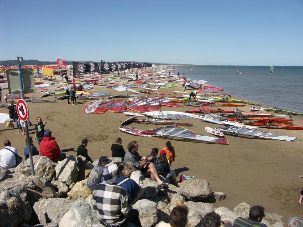 Hotel De La Plage Gruissan Kültér fotó